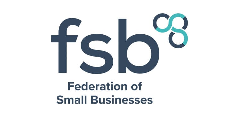 The logo for the federation of small businesses.